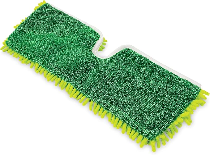 Libman 2-Sided Microfiber Mop Refill Heads, 4 Pack | Double-sided microfiber dust mop replacement heads; case pack of 4.