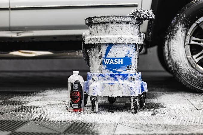 Cherry Suds Car Wash Soap - pH-Balanced Soap Creates Thick Foam in A Bucket; Safe on Waxes, Coatings, and Sealants; High Lubricity; Cherry Scent - 32 oz