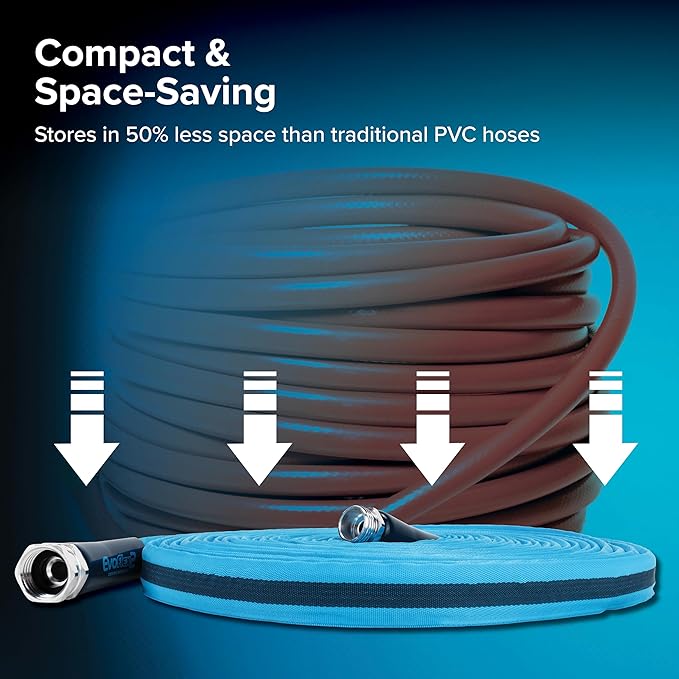 Camco EvoFlex2 25-ft RV Drinking Water Hose | Lightweight RV Drinking Water Hose Reinforced w/ Fabric - Contains No Lead, No BPA & No Phthalate -Abrasion Resistant (22577)