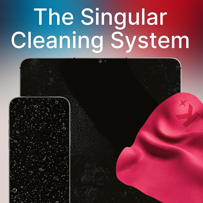 Koala Lens Cleaning Cloth | Japanese Microfiber | Pink & Orange (Pack of 3) | Glasses Cleaning Cloths | Eyeglass Lens Cleaner | Eyeglasses, Camera, VR/AR Headset, and Screen Cleaner | Washable & Reusable