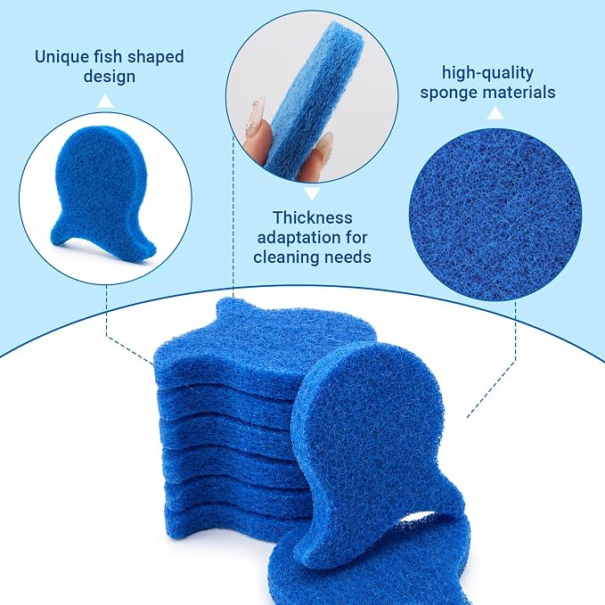 8 Pcs Pet Hair Remover for Laundry, Dog & Cat Hair Remover Tool, Reusable Pet Hairs Catcher,Effectively Removes Fur,Lint and Dander from Clothing and Bedding,Safe for Washing Machines and Dryers