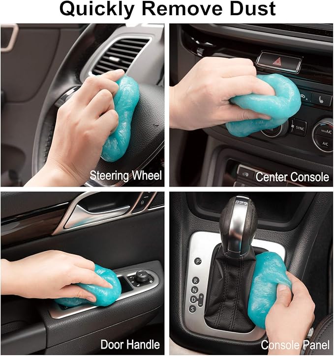 TICARVE Car Cleaning Gel Car Detail Tools Car Accessories Detailing Putty | Car Interior Cleaner Automotive Detailing Kit Keyboard Cleaner Office Laptop Slime Cleaner Dust Remover Gift For Men Women