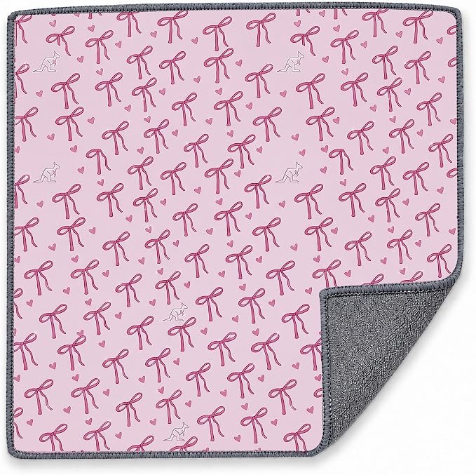 Pink Bow Microfiber Towels for Cars, Scratch-Free Auto Cleaning Cloths | High-Absorbency Microfiber Clean Cloths Lint-Free Scratch-Free for Glass,Paint 11.8 x 11.8 inch,Bow Gift for Women