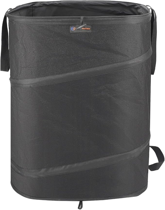 YUDI & GARDEN 46 Gallon Square Collapsible Yard Waste Bin | Collapsible Trash Can for Collecting Weeds, Leaf, Yard and Party Waste