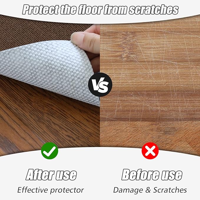 Sycoodeal Office Chair Mat for Hardwood Floor,Office Chair Mat for Tile Floor,Large Floor Protector Rug,Computer Gaming Mat,Easy to Clean,Anti-Slip,Coffee(48"x36")