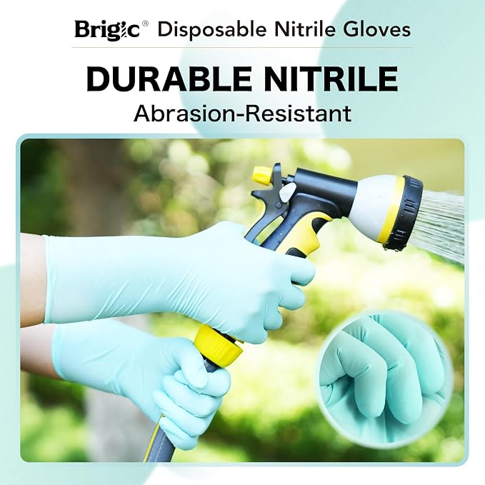 12 Inch Long Cuff Nitrile Gloves, Disposable Gloves | Extended Coverage • Textured Grip • Tear Resistant Protection