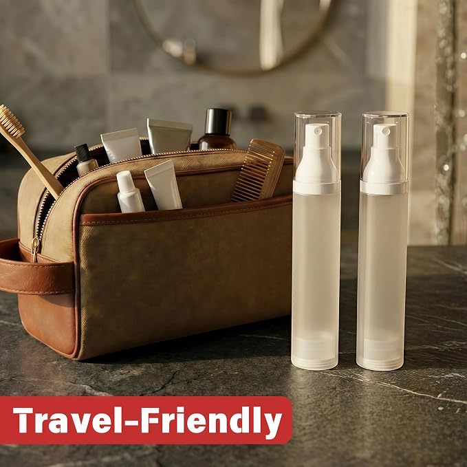 360° Angle Work Small Spray Bottle 1.7oz Travel Size Spray Bottle | Refillable Leak Proof Mini Travel Bottles TSA Approved For Perfume Toner Hair spray Facial Moisturizing | 1.7oz/50ml, 4pack