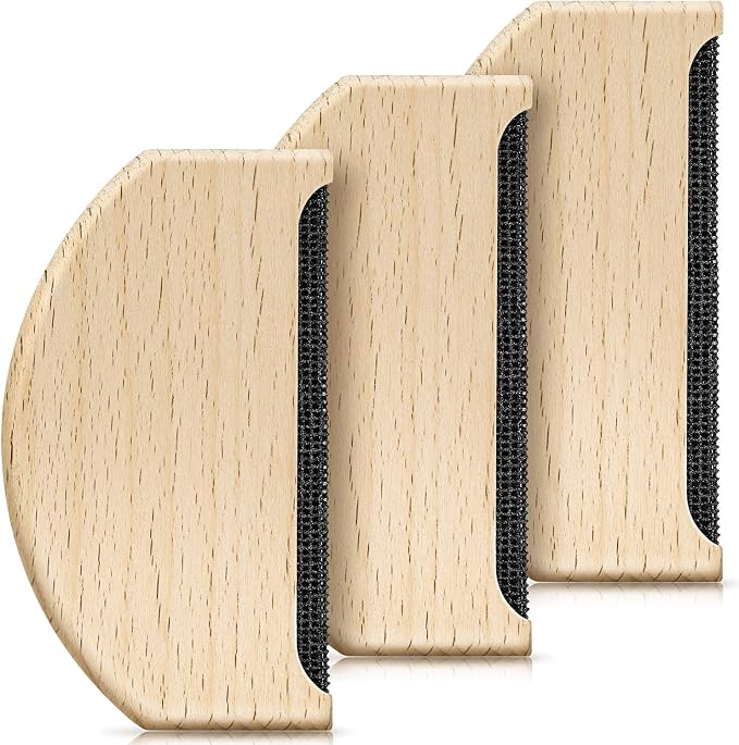 Boao 3 Pcs Wool Comb to Remove Pilling Sweater Shaver for De-Pilling | Sweater Defuzzer Multi-fabric Shaver, Comb Wool Pilling Remover Pills, for Clothing Garments Knits Scarves Coats Pants Winter
