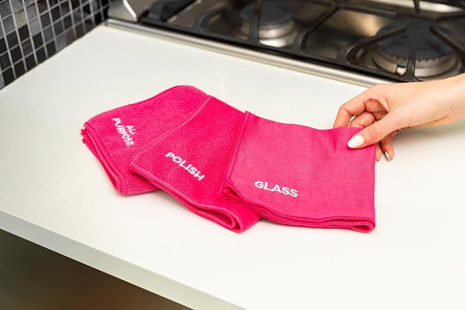 Stardrops – The Pink Stuff – Miracle Microfibre Cloth Collection 3 Pack