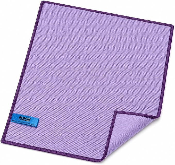 Pure Sky Window & Glass Cleaning Cloth Patented DUO-FECT Technology Streak-Free, No Chemicals, Removes Up to 99% of Bacteria with Water Only Reusable Microfiber Cleaner for Windows, Mirrors, Cars