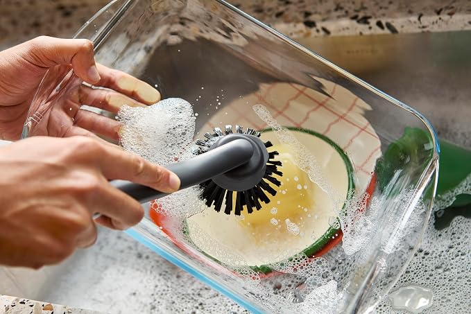 Joseph Joseph SinkTech Replacement Heads for Dish Brush, Durable Bristles - Pack of 2