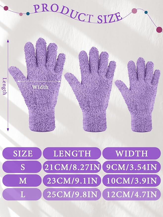 Patelai 3 Pairs Microfiber Dusting Gloves for Plants Leaf, Small | Black, Brown, Dark Brown,Plant Cleaning Gloves, Reusable Washable Gloves,House Furniture Blinds Dusting