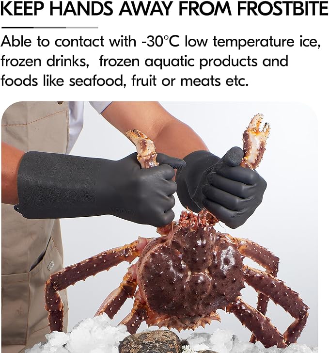 Vgo... Men's Work Gloves,Abrasion & Tear Resistant,for Construction, Cement, Sewage, Drain Cleaning & Rough Tasks(TP1117)