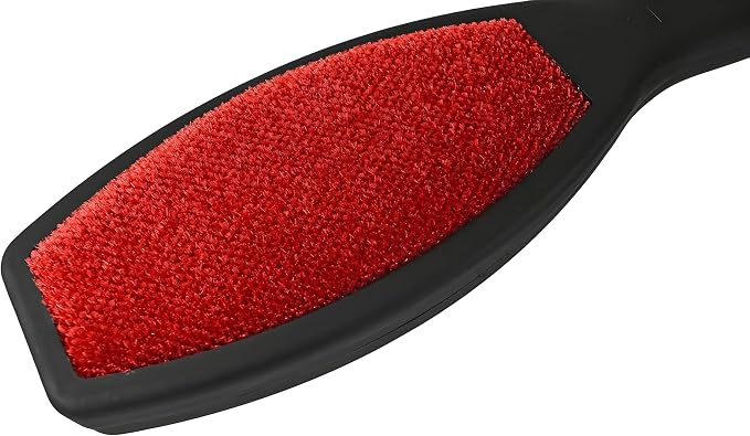 2 Pack Double-Sided Lint Brushes – Pet Hair Remover for Clothes, Furniture & Carpet – Reusable Brush for Cat & Dog Fur – Red Portable Lint Removal Tool for Fabric, Clothing, Upholstery