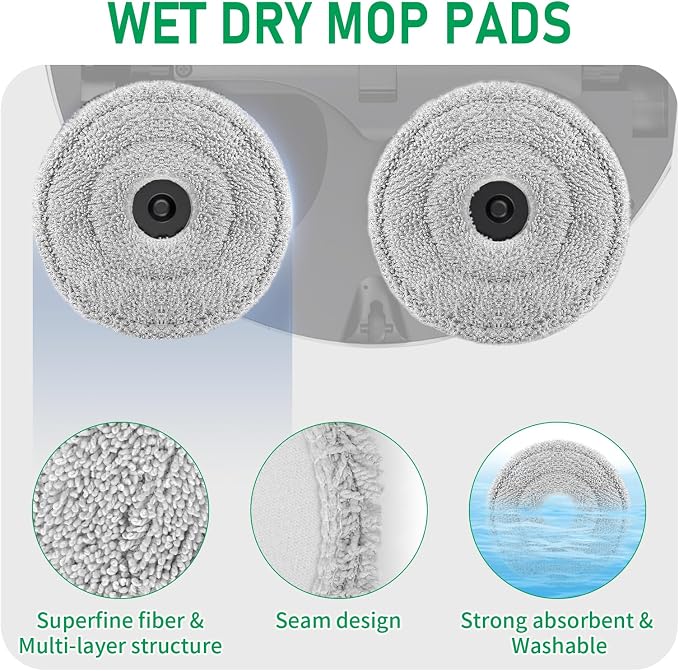 Accessories Replacement Parts for Dreame X50/ L50/L60 Ultra PE | Compatible with Dreame X50 Ultra/ L50 Ultra/ L40s Pro /L60 Ultra PE and Compatible with Mova V50 Ultra Robot Vacuum Cleaner