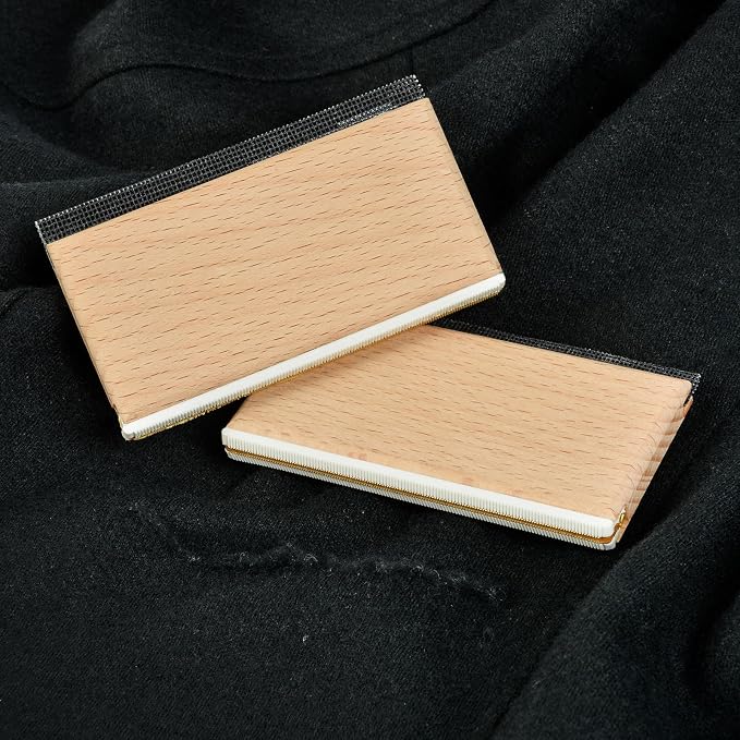 Cashmere Comb, Double Edge Sweater Pill Remover for Wool & Fabric 1PCS | Beech Wood Sweater Shavers to Remove Pilling,Pilling Remover for Clothes, Fuzz Lint Remover for Cashmere & Home Textiles