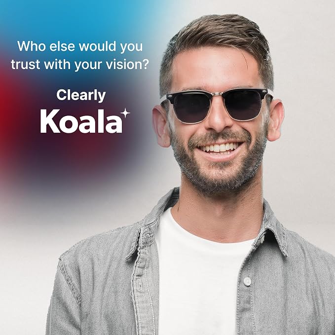 Koala Lens Cleaning Cloth | Japanese Microfiber | Blue & Purple (Pack of 3) | Glasses Cleaning Cloths | Eyeglass Lens Cleaner | Eyeglasses, Camera, VR/AR Headset, and Screen Cleaner | Washable & Reusable