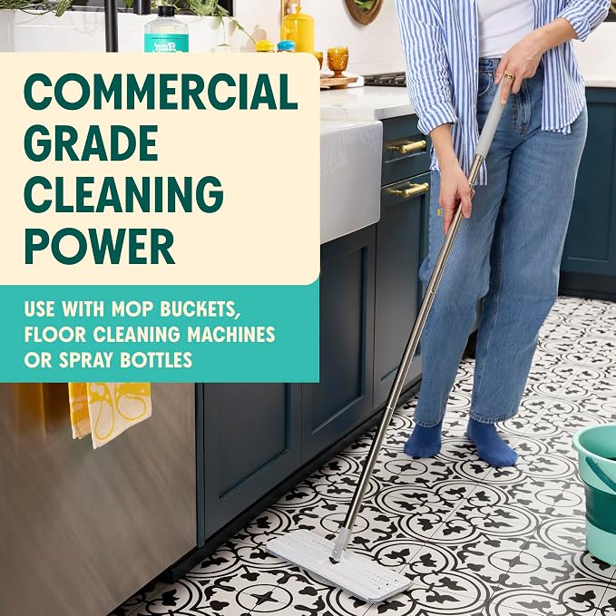 Aunt Fannie's Ultra Concentrated Vinegar Floor Cleaner, Lemon, 3 Pack | Makes Up to 16 Gallons per bottle, No Rinsing, Safe for Sealed Tile Vinyl Hardwood Laminate & Linoleum, Kid and Pet Safe