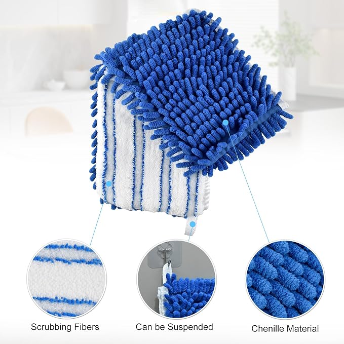 Microfiber Mops for Floor Cleaning, Flat Mop with 4 Reusable Pads and Extendable 58" Long Handle for O Cedar Dual-Action Microfiber Flip Mop , Dust Mop for Hardwood Floors, Wet & Dry Use Floor Clean