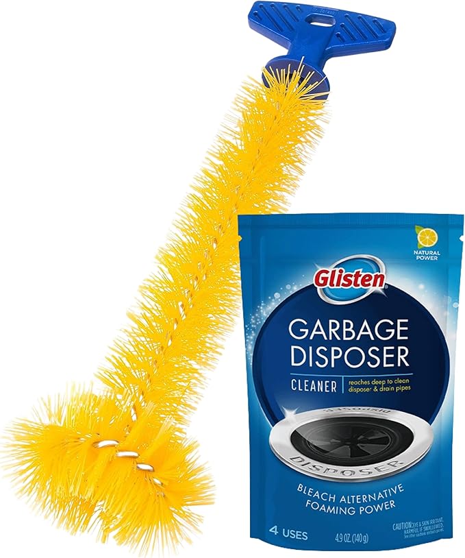 Garbage Disposal Brush and Disposer Care Kit