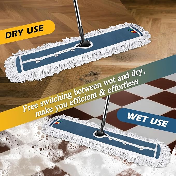 42" Replacement Microfibre Mop Pads for Commercial Dust Mop,2 Pack | Suit for B0CQ7MQJ65,B0DPM7JNBL,B0FBF93RXT