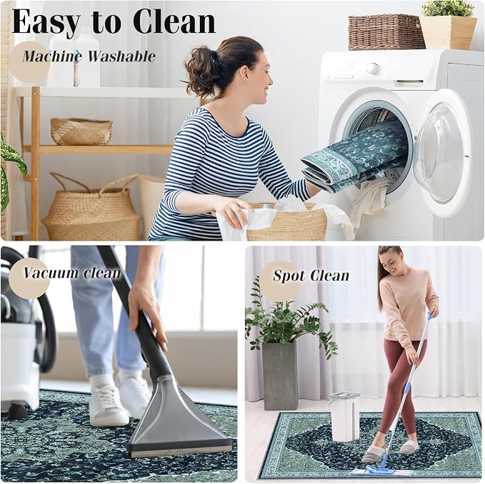 Office Chair Mat for Hardwood Floor&Tile Floor,36"X 48"-Black Gray | Heavy Duty Desk Chair Mat for Hard Floors,Under Desk Rug for Rolling Computer Chair,Anti Slip,Low Pile Carpet Floor