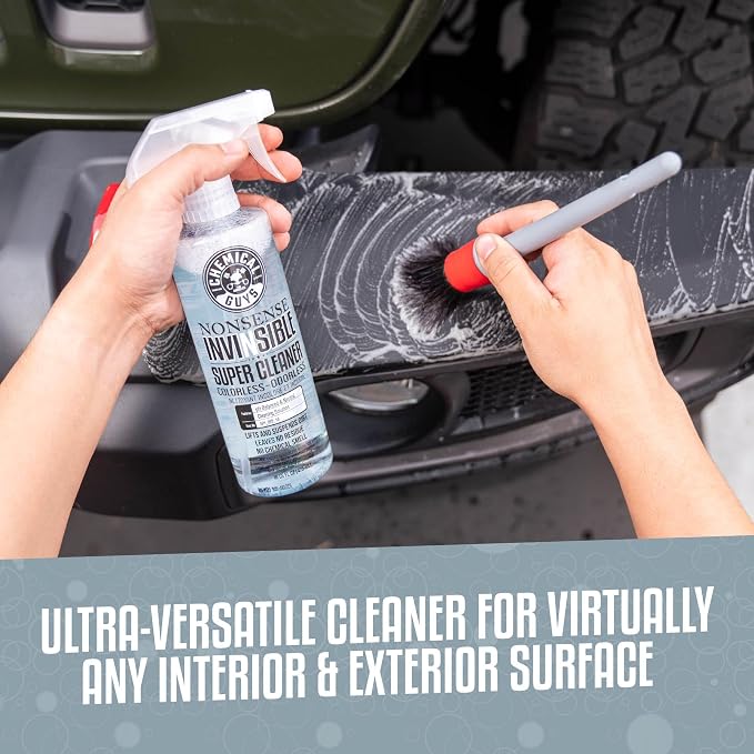 Chemical Guys, Nonsense Colorless & Odorless All-Surface Cleaner, 32 oz | Colorless, odorless, residue-free cleaner lifts dirt from vinyl, rubber, plastic, carpet and upholstery.