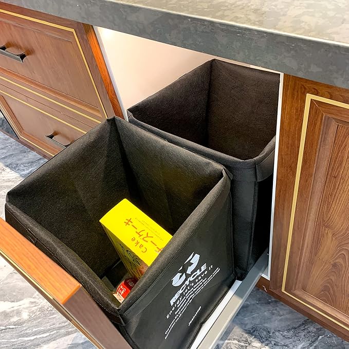 Recycle Bins for Kitchen,Ultra-Large Capacity Recycle Waste Bin Bags for Kitchen Home Trash Sorting Bins Organizer Baskets,29 Gal Series(4pcs)