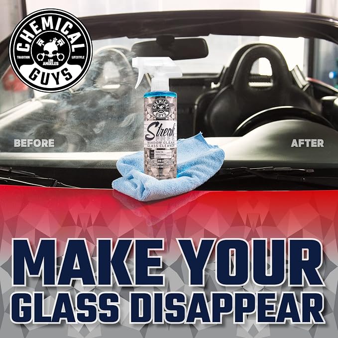 Chemical Guys, Streak-Free Glass & Window Cleaner, Ammonia-Free, 1 Gallon