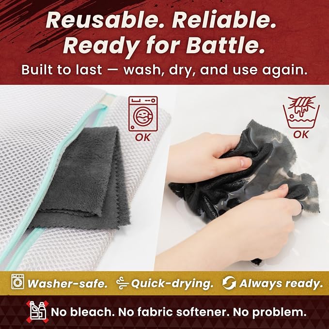 BELLEMOND 「Samurai Cloth」 Japanese Microfiber Cleaning Cloth, Large 1 Pack | Made in Japan, Washable and reusable, Lint-free cleaning, Ideal for monitors, TVs and car displays