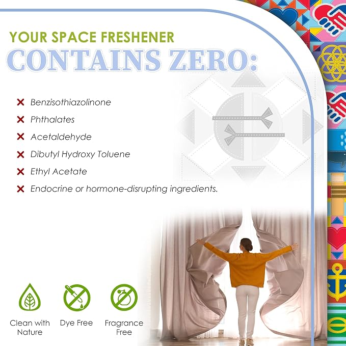 Truly Free Space Freshener Starter Kit - Lemongrass - 12oz + 1 Fill, 3oz | Car and Air Fresheners for Home, Natural Odor Eliminator Room Spray, No Synthetic Fragrances