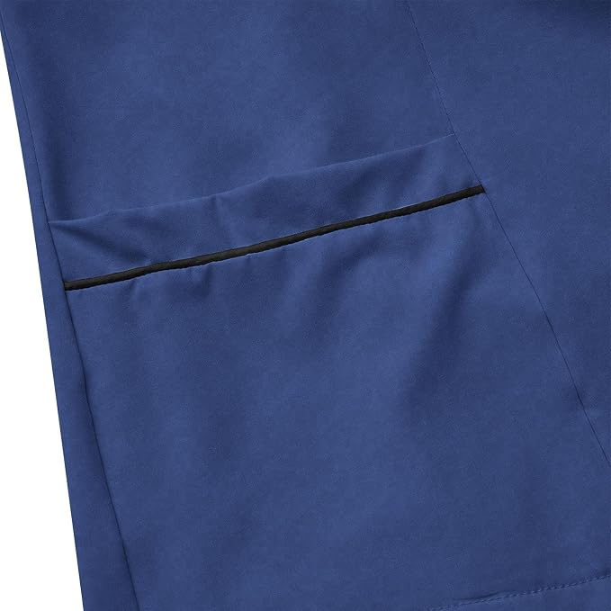 Housekeeping Uniforms for Women Hotel Cleaning Nurse Scrub Sets Stretch Wrap V-Neck Short Sleeve Top and Pants