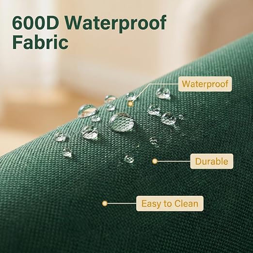 Collapsible Pop Up Outdoor Trash Can 13 Gallons-with Zippered Lid | Foldable Camping Trash Can Recycle Bin, Durable 600D Waterproof Oxford Fabric Made for Household Storage and Outdoor Recycle