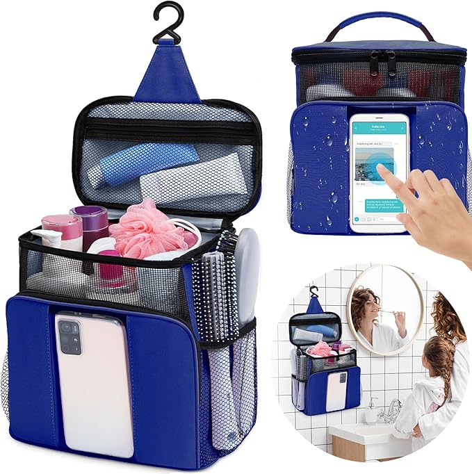 Dorm Room Essentials for College Students Girls Boys Guys, Shower Caddy | Travel Essentials Hanging Toiletry Bags for Traveling Women Men,Mesh Shower Caddies Portable for Camping,Gifts for Christmas