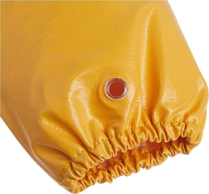 Atlas Glove WG772M 26-Inch Long Sleeve Nitrile Coated Cotton Lined Work Gloves, Medium, Yellow