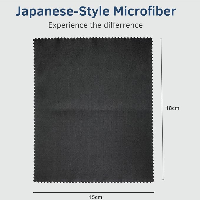 6 Pack Japanese-Style Premium Microfiber Glasses Cleaning Cloth Streak & Scratch-Free Lens Cleaning Cloth – Safe for Eyeglasses, Sunglasses, Glasses Cleaner, Lens Wipes, iPhone & Screens