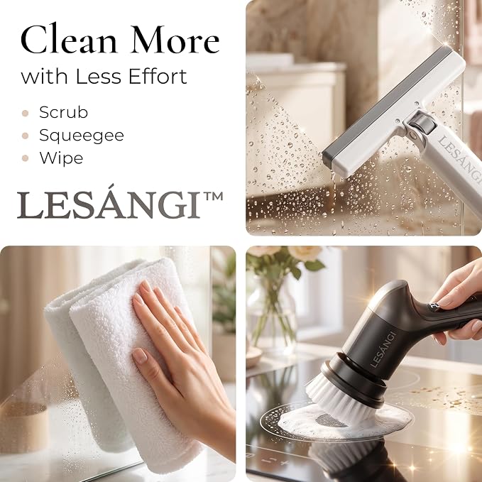 Cleaning Kit – Bucket, Scrubber, Squeegee, Towels, Gloves, Mesh Bag & Mist Bottle