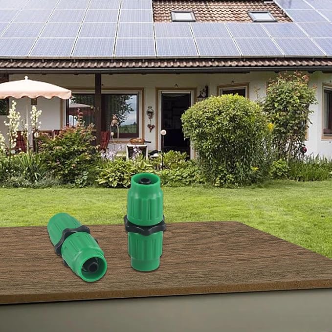 Expandable Garden Hose Repair Kit 5/8" 3/4" Fitting Connector 25 50 75 100ft Hoses Fix Leaks Burst Green 4 2 8 10 Pack(4pcs)