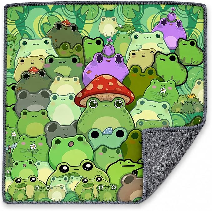 Frog Microfiber Towels for Cars, Scratch-Free Auto Cleaning Cloths | High-Absorbency Microfiber Clean Cloths Lint-Free Scratch-Free for Glass,Paint 11.8 x 11.8 inch,Frog Gift for Nature Lover
