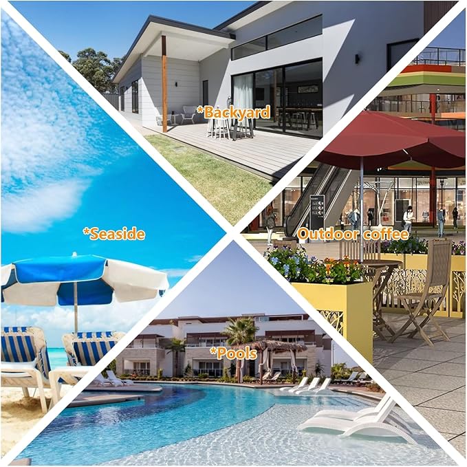 OKPOW Cantilever Patio Umbrella Cover: Fits 12-14 FT Outdoor Umbrellas | Easy Install with Rod & Long Zipper, Waterproof 420D Oxford Cover, Protects Offset Umbrella from Sun, Rain, Snow & Dust