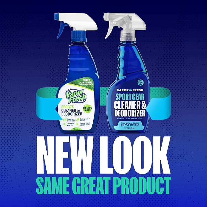 Vapor Fresh Sports Gear Cleaner and Deodorizer Spray, 16oz (3 Pack) | Sports odor eliminator, Boxing gloves, Sports pads, Helmets, Gym bags, Gym equipment