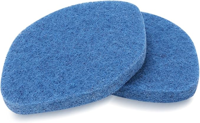 2-Pack Tub and Tile Scrubber Refills,Compatible with Clorox Tub & Tile Scrubber,Durable Blue Brush Heads， Ideal for Bathroom & Kitchen Cleaning