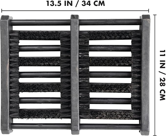 Jobsite Boot Scraper - Outdoor Shoe Scrubber Cleaner Brush