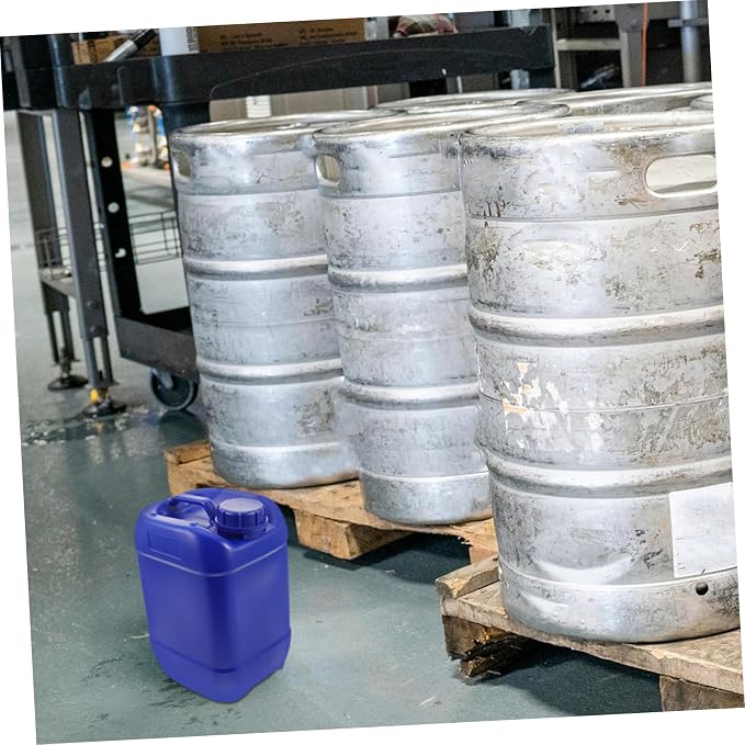 Stackable Water Storage Container Heavy Duty Food Grade Jug Lid and Spigot for Emergency Preparedness Oil Recycling and Versatile Liquid Storage