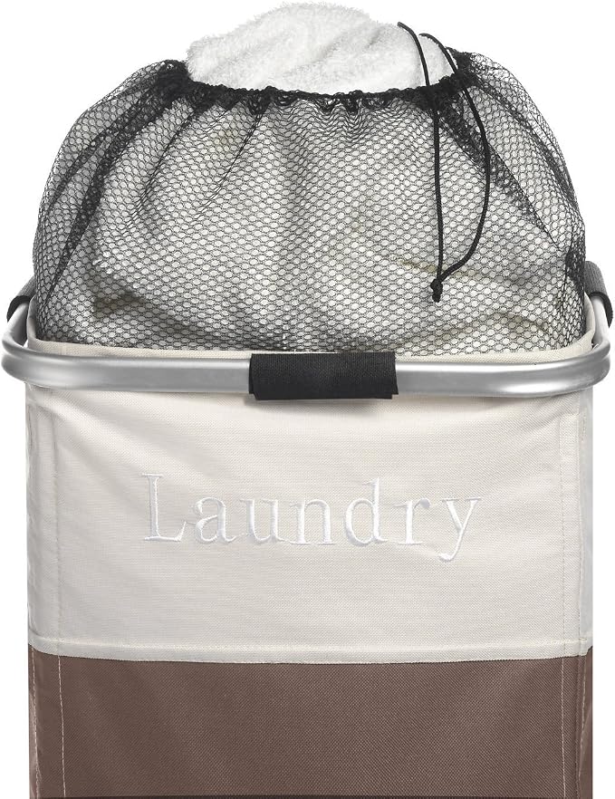 Whitmor Easy Care Laundry Hamper - Espresso