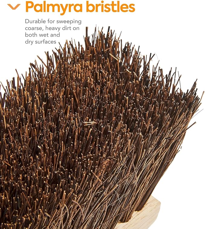 Coastwide Professional 36 Inch Push Broom Head, Palmyra | Durable bristles for sweeping floors in offices and facility common areas.