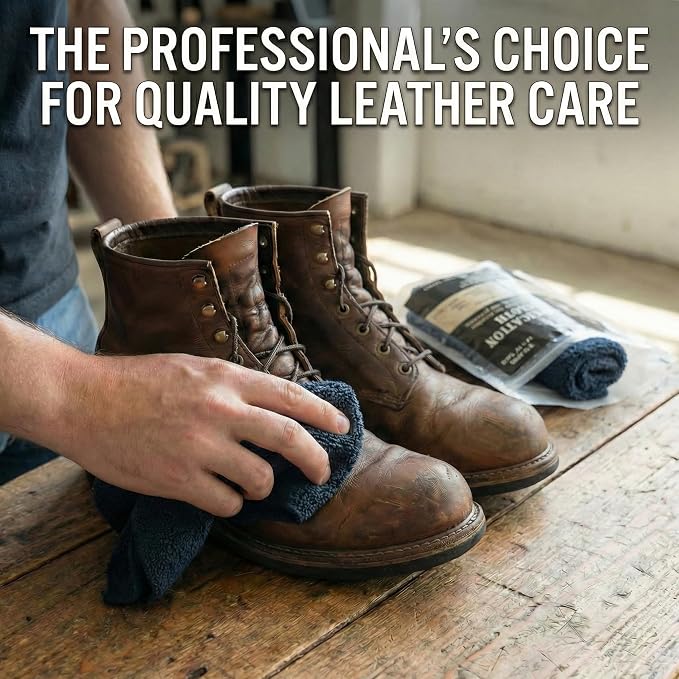 Bickmore Lint-Free Application Cloth 2-Pack for Leather Care | Scratch-free microfiber towels for smooth cleaner, conditioner and polish application.