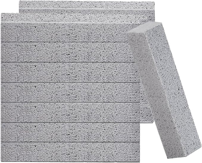 Riuja 14 Pack Pumice Stone Toilet Bowl Cleaner, Pumice Stone for Cleaning | Pumice Scouring Stick Removes Limescale, Hard Water Stains & Rust from Toilets, Tubs, Grills, Pools and More