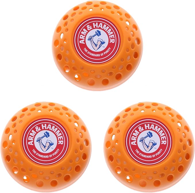 Arm & Hammer OdorBusterz® Odor Eliminator Balls, Fresh Burst, 3 Count – Baking Soda Odor Control for Closets, Drawers, Hampers & Small Spaces