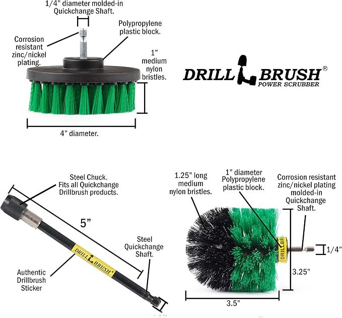 Kitchen Cleaning Supplies - Air Fryer Scrubber Brush - Refrigerator Cleaner | Pots and Pans Cleaning Kit - Cast Iron Skillet Scrub Brushes - Deep Cleaning Kitchen Tools - Kitchen Sink Cleaning Brush